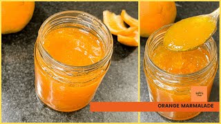 Orange marmalade  Easy Orange preserve recipe no artificial colour preservatives or gelling agent [upl. by Lederer758]