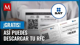 Si necesitas obtener tu RFC así lo puedes hacer fácilmente desde el portal del SAT [upl. by Sprage156]