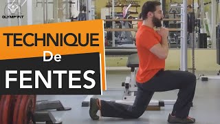 Comment faire les FENTES  Technique et erreurs à éviter exercice de musculation [upl. by Amaris]