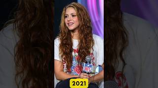 Shakira From 1977 to 2024 shakira solteros shorts thenandnow legacy music [upl. by Inaffit]