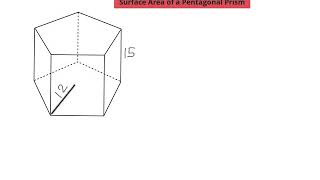 Surface Area of a Pentagonal Prism [upl. by Lewls]