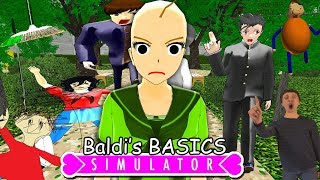 BALDI SIMULATOR  Yandere Simulator Baldis Basics Mod [upl. by Henriha]