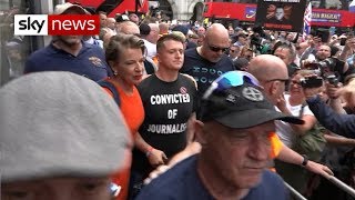 Former EDL leader Tommy Robinson sent back to jail [upl. by Helman]