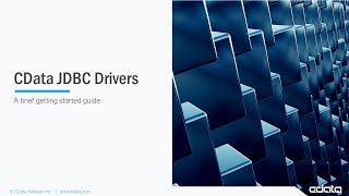 CData JDBC Drivers  Getting Started [upl. by Mirilla]