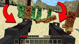 REALISTIC MINECRAFT GUNS Only One Command [upl. by Perce]