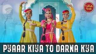 Pyar Kiya Toh Darna Kya  MughalEAzam  Ft Anushka Ghag Radhika  Samiksha  By KathakBeats [upl. by Ybor]