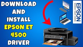 How To Download amp Install Epson ET 4500 Printer Driver in Windows 1011 [upl. by Elleron771]