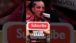 Amanda Serrano Vs Katie Taylor  Mike Tyson Undercard boxing women boriqua [upl. by Eniamzaj]