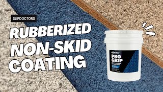 Pro Grip Rubberized NonSkid Spray Coating Base Grey for Decks Floors Boats amp Courts [upl. by Zulch]