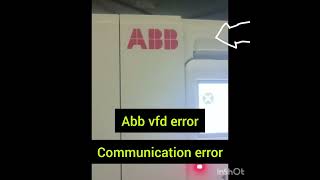 ABB fault codes ll what is fault in ABB VFD ll ABB ACS550 FUALT codes ll errorcode vfd hvac [upl. by Noffihc660]