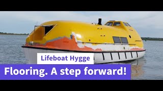 Lifeboat conversion Ep 78  Insulating and fastening the floor down [upl. by Candra]