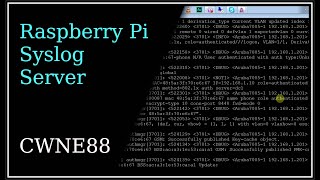 Raspberry Pi Syslog Server [upl. by Ahsi]