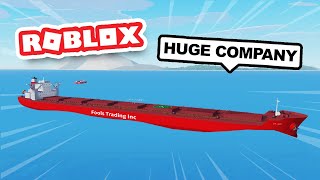 BIGGEST Ore Cargo Ship in Roblox Shipping Lanes [upl. by Acnaib389]