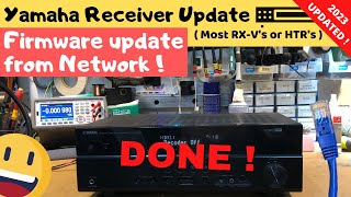 Yamaha Receiver Network Update [upl. by Atinuahs]