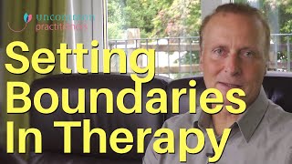 3 Firm Ways To Set Therapy Boundaries [upl. by Ojyram]