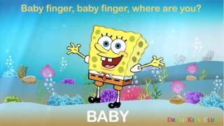 Finger Family SpongeBob SquarePants  Nursery Rhyme Songs  SpongeBob SquarePants Finger F [upl. by Tien794]