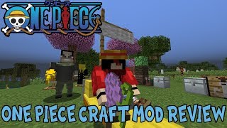 NEW DEVIL FRUITS HAKI BOATS amp MORE  Minecraft One Piece Craft Mod Review [upl. by Peadar]