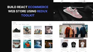 Build React Ecommerce Web Store using Redux toolkit [upl. by Anivle]