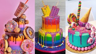 More Colorful Cake Decorating Compilation  Most Satisfying Cake Videos [upl. by Ide]