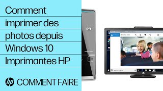 Comment imprimer des photos depuis Windows 10  Imprimantes HP  HP [upl. by Yrrok]