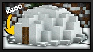 Minecraft  How To Make An Igloo [upl. by Noned]