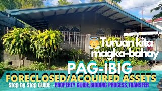 PART2SAAN MAKIKITA ANG MGA FORECLOSED PROPERTIES SA PAGIBIG PAANO ANG HOUSE INSPECTION amp BIDDING [upl. by Lonna841]