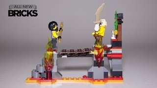 Lego Ninjago 70753 Lava Falls Speed Build Review [upl. by Bren]