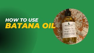 How to use Batana Oil Scalp and Hair Serum [upl. by Enaamuj914]