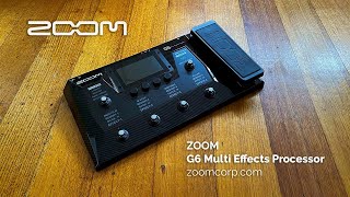 ZOOM G6 MultiEffects Processor [upl. by Anelrihs262]