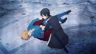 Sword Art Online Alicization Eugeos Death HD [upl. by Nylesaj625]