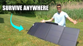 My First Sufficient Solar Panel  EcoFlow 110W Review [upl. by Notsyrb338]