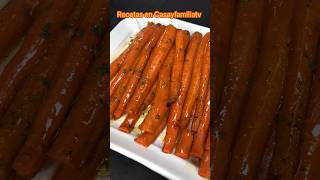 ZANAHORIAS GLASEADAS ¡Gourmet en 1 MINUTO [upl. by Lutim]