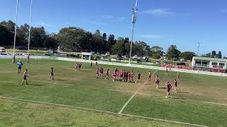 Wests vs Shellharbour Sharks U14’s Rd 15 2024 at Ron Costello Oval 2nd Half [upl. by Ahsercul]