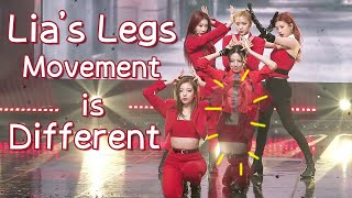 ITZY Because of Lias mistake I found the difference in her legs movement [upl. by Honorine]