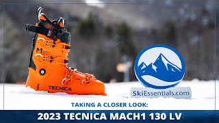 2023 Tecnica Mach1 130 LV Ski Boots Short Review with SkiEssentialscom [upl. by Thielen]