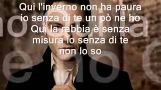 PERDONO tiziano ferro lyric official video [upl. by Ennyletak]