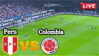 🔴  Perú vs Colombia EN VIVO  Clasificación Mundial CONMEBOL • Partido en vivo hoy [upl. by Aneleairam]