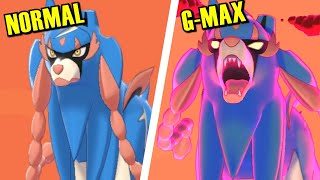 Pokémon Sword amp Shield  All Secret Dynamax Forms [upl. by Anuaek519]