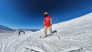 Snowboard in Sierra Nevada with Burton Instigator and Insta360 One X2 [upl. by Bink]