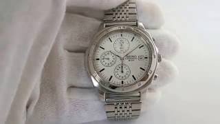 Seiko 7T920CA0 SND187 chronograph watch [upl. by Zebulen]