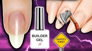 How To Remove Builder Gel At Home Safely [upl. by Letney]