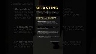 Belastingvoordelen Fiscale Partners belasting aandelen belastingdienst [upl. by Elocon975]