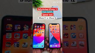 Refurbished iPhone 11 vs iPhone 12🤔🧐 shorts cashifyreview cashify iphone11vsiphone12 iphone [upl. by Crandale]