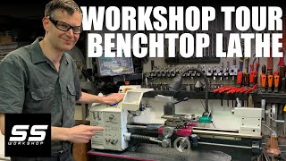 Workshop Tour  Benchtop Lathe  S1E1 [upl. by Sul]