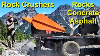 Jaw Crushers For Crushing Rock Concrete Asphalt Granite [upl. by Hendrika]