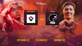 Sentinels vs FURIA  VCT Americas Stage 1  W5D1  Map 2 [upl. by Niran]