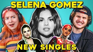 Adults React To Selena Gomez  New Songs Lose You To Love Me Look At Her Now [upl. by Eeruhs]