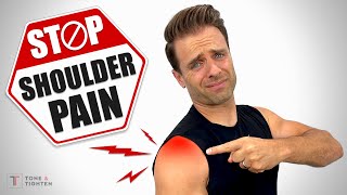 Fix Shoulder Pain Exercises For Rotator Cuff Tendonitis Tears and Impingement [upl. by Deden]