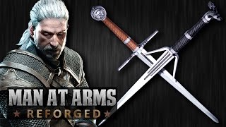 Witcher 3 Silver amp Steel Swords  MAN AT ARMS REFORGED [upl. by Etteuqram]