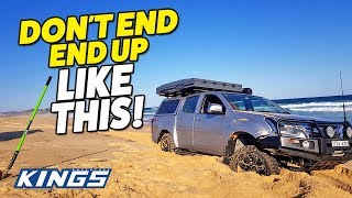 Beach 4WDing Secrets REVEALED How to avoid getting bogged on the sand [upl. by Nnaecarg429]